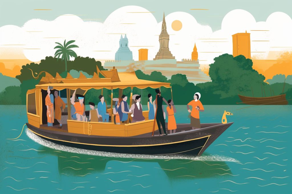 Tour Boat Ignites at Ayutthaya River Pier: No Injuries Reported