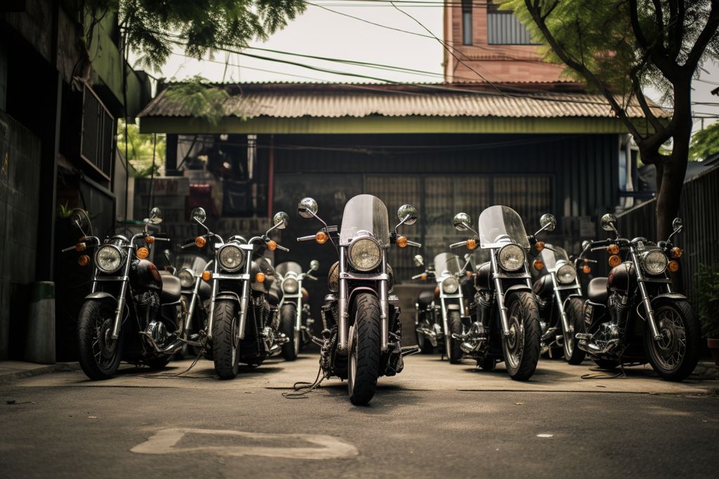 Harley Riders Salute the King