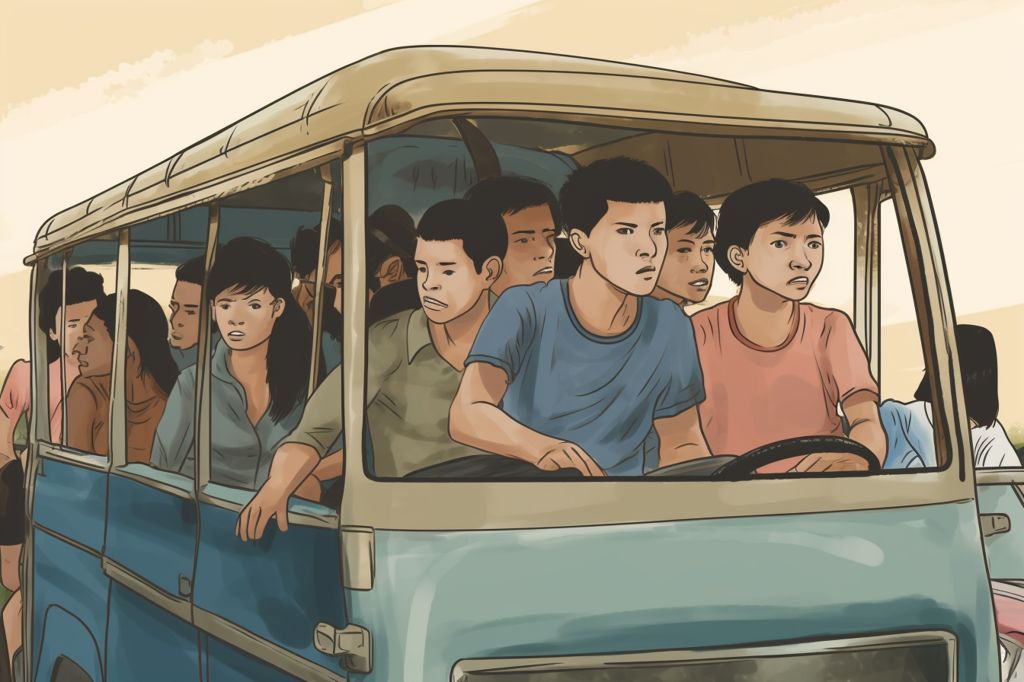 Thai Driver and 13 Illegal Migrants Detained in Songkhla
