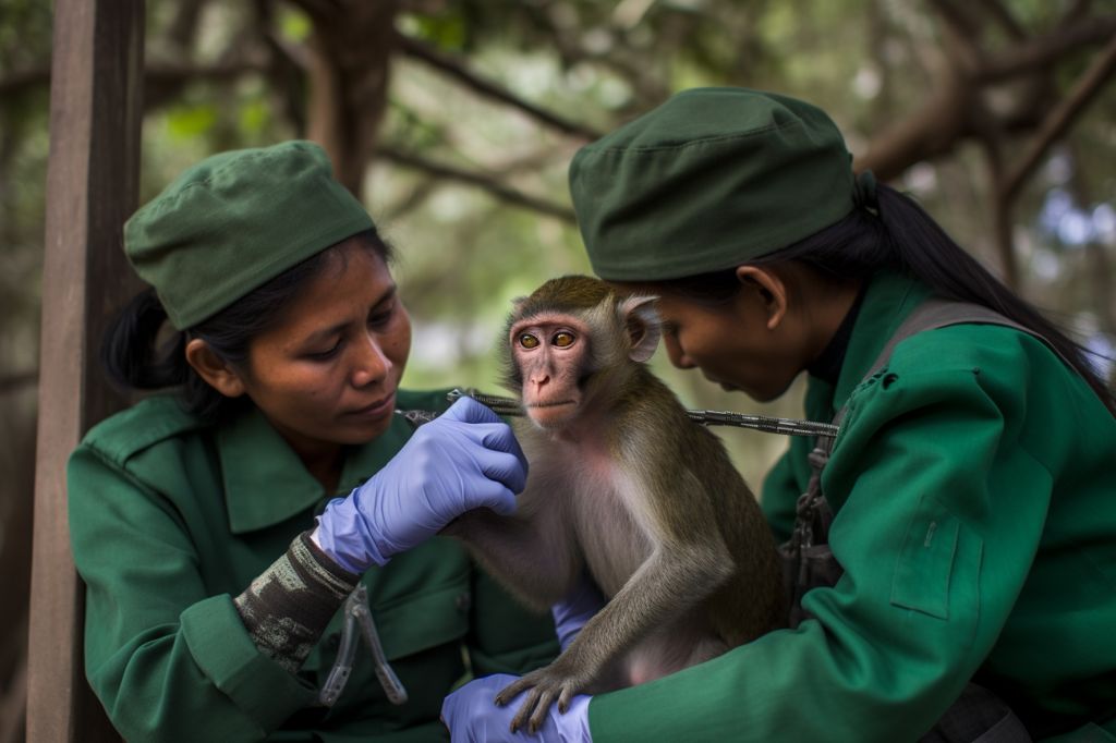 Rescued Macaques: A Glimpse of Hope Amidst Cruelty