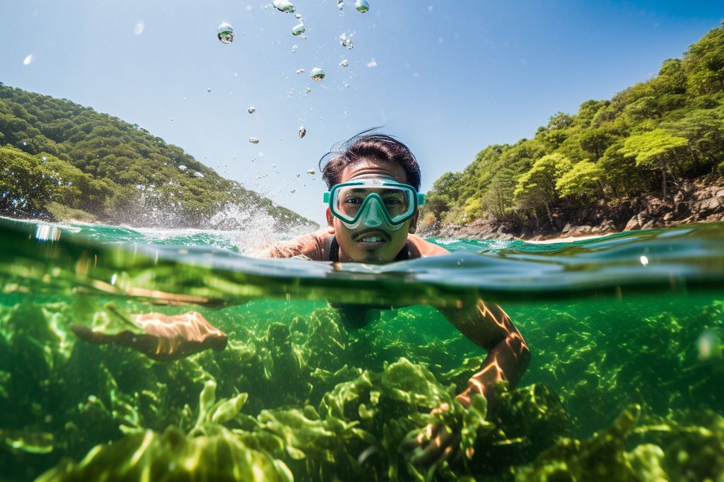 Koh Lan's Green Waters: Waste and Plankton Bloom