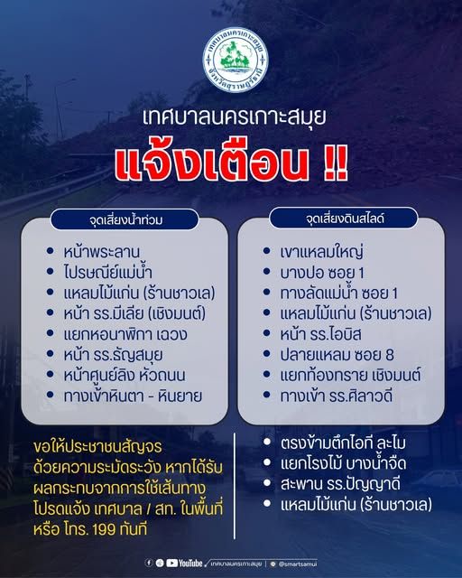 Important Notice for Residents and Tourists on Koh Samui